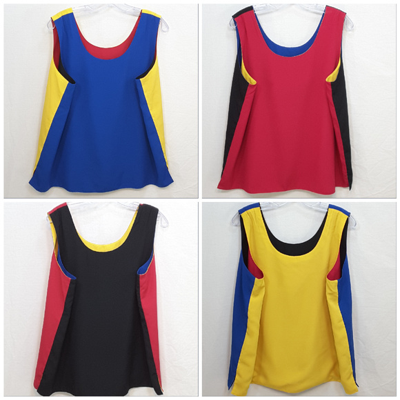 Tops - *PLUS* 4-IN-1 Color Block Tank, size 2X